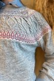 Greta Fair Isle Knit Grey
